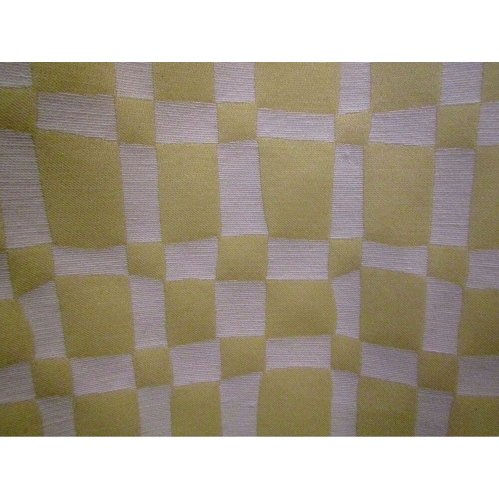 NWOT Noviello Bloom Skirt 8 Yellow Check Quiet Luxury Mod Preppy Side Slit - Picture 3 of 7